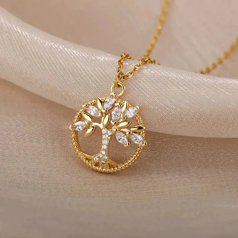 TREE OF LIFE NECKLACE | GOLD