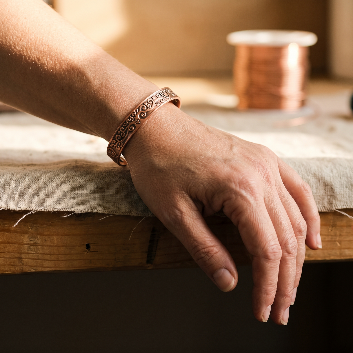 FLORA COPPER BRACELET | COPPER
