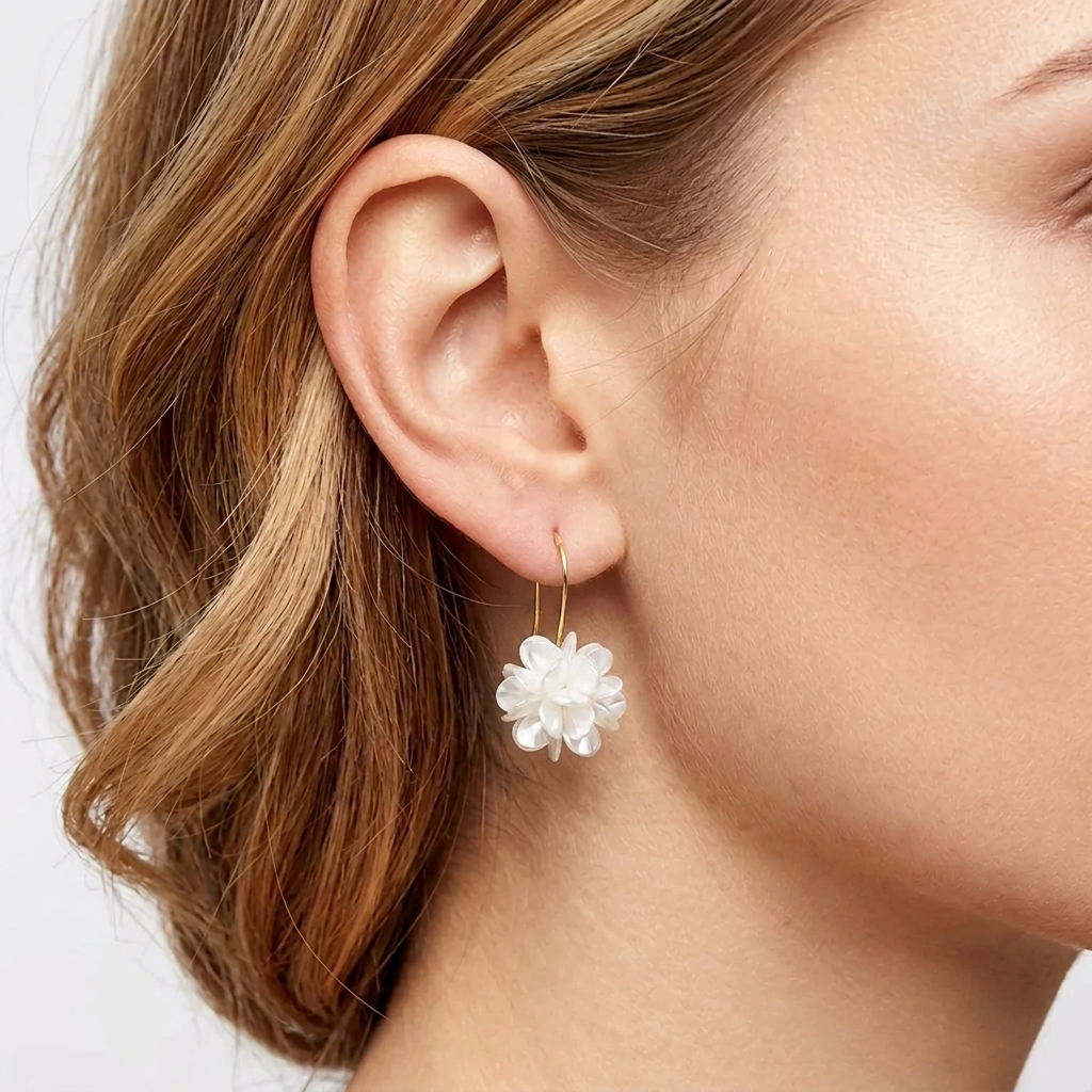 JEWELRY PURE BLOSSOM GOLD EARRINGS