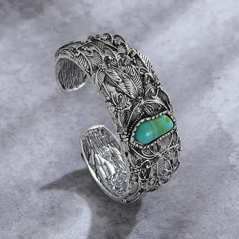 VINTAGE TURQUOISE STONE BRACELET