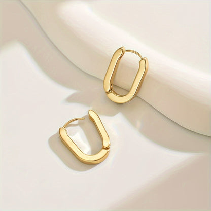 KAYLEE ELEGANT GEOMETRIC HOOP EARRINGS