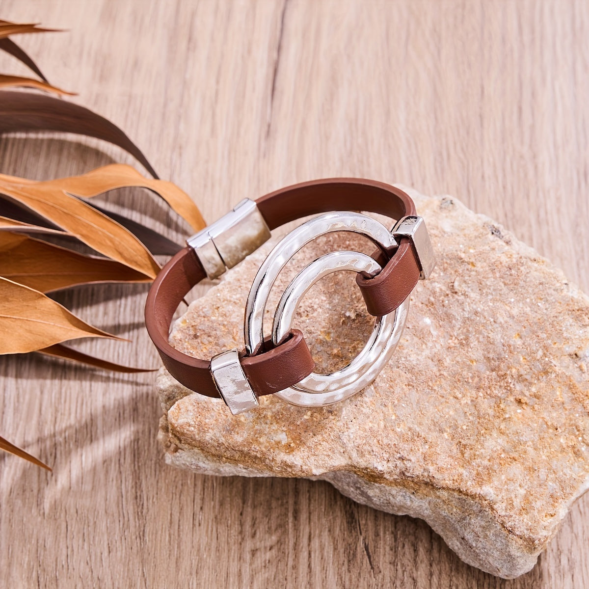 VINTAGE BOHO DOUBLE CIRCLE BRACELET | GOLD