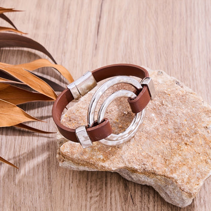 VINTAGE BOHO DOUBLE CIRCLE BRACELET | GOLD