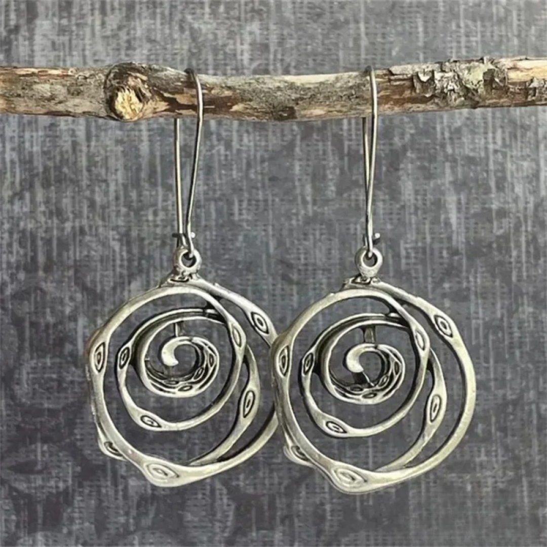 LABYRINTH EARRINGS | SILVER