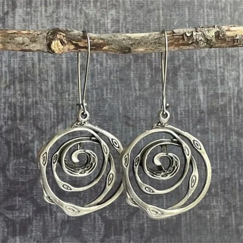 LABYRINTH EARRINGS | SILVER