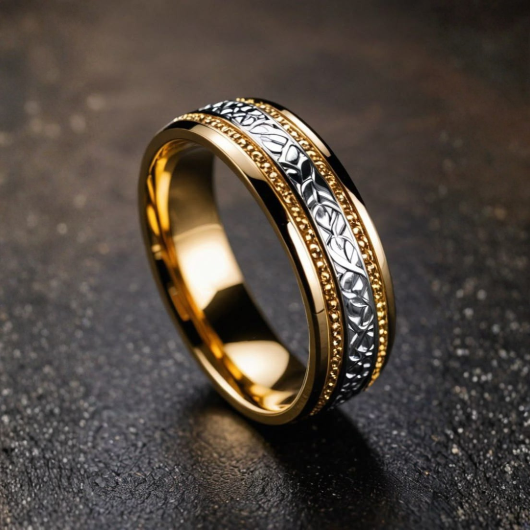 CLASSIC GOLDEN HERITAGE MEN'S RING | GOLD