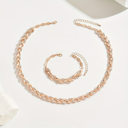 CRYSTAL FISH TAIL JEWELLERY SET