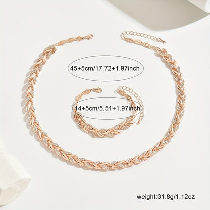 CRYSTAL FISH TAIL JEWELLERY SET