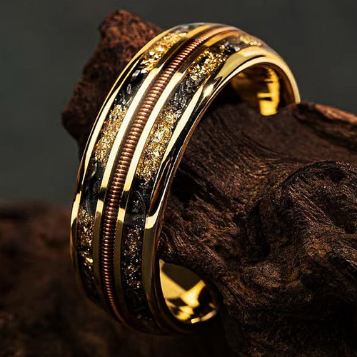 VINTAGE ROYAL LINE GOLDEN RING | GOLD
