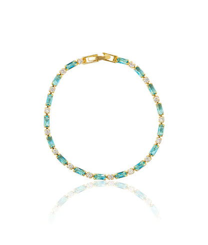 TIMELESS NATURAL TURQUOISE BRACELET | GOLD