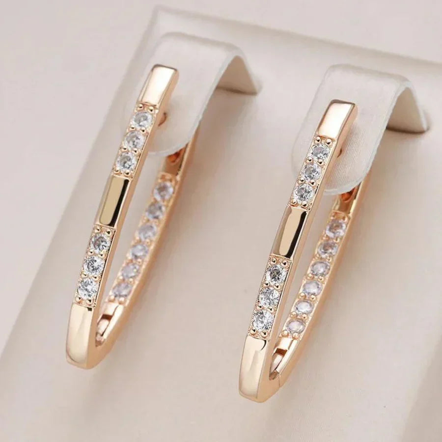 Evelyn Rose Jewelry Exquisite Zirconia Earrings