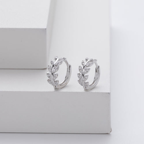 WOMEN'S LEAF-SHAPED EARRINGS