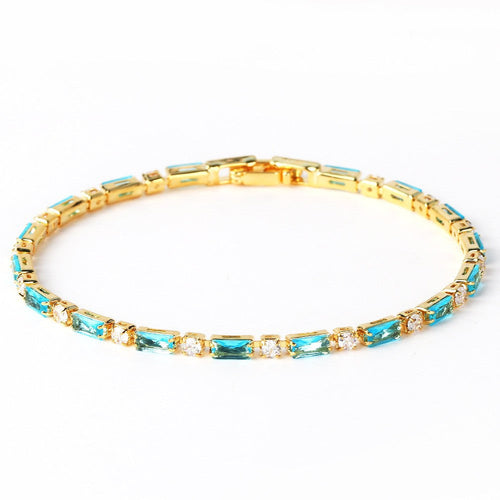 TIMELESS NATURAL TURQUOISE BRACELET | GOLD