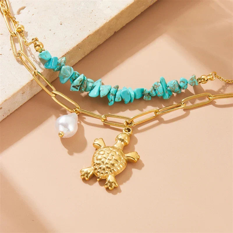 TURTLE BRACELET | TURQUOISE