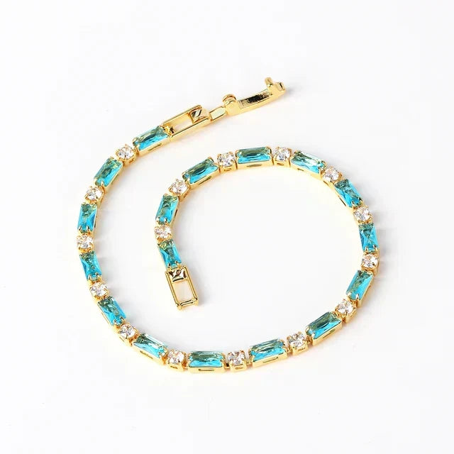 TIMELESS NATURAL TURQUOISE BRACELET | GOLD