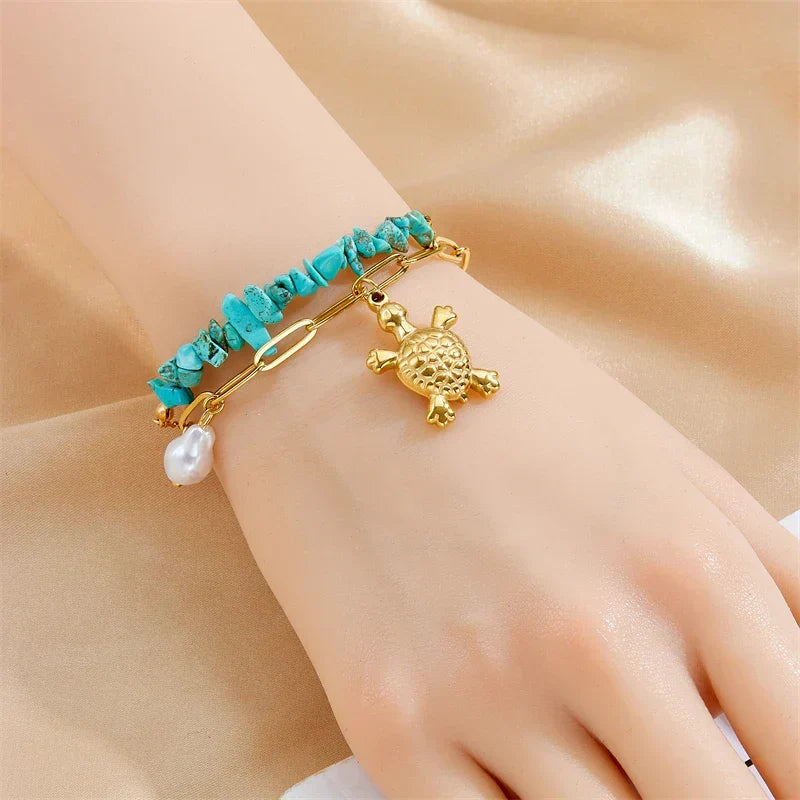 TURTLE BRACELET | TURQUOISE