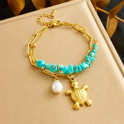 TURTLE BRACELET | TURQUOISE