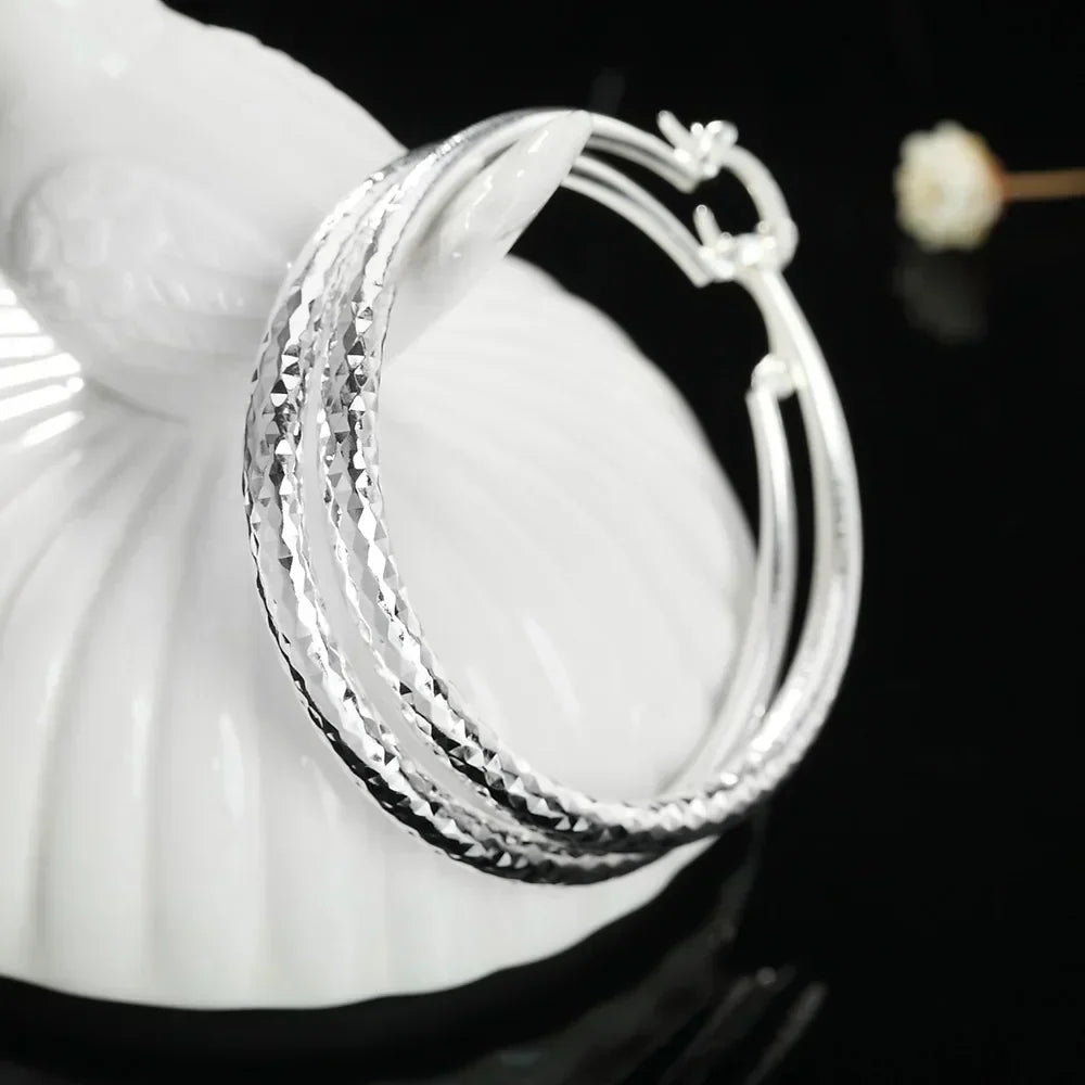 WOMEN'S STERLING SILVER EARRINGS | SILVER