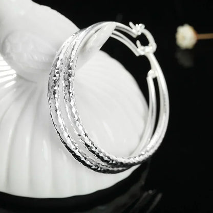 WOMEN'S STERLING SILVER EARRINGS | SILVER