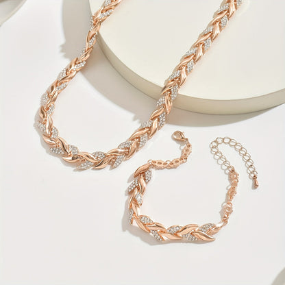 CRYSTAL FISH TAIL JEWELLERY SET