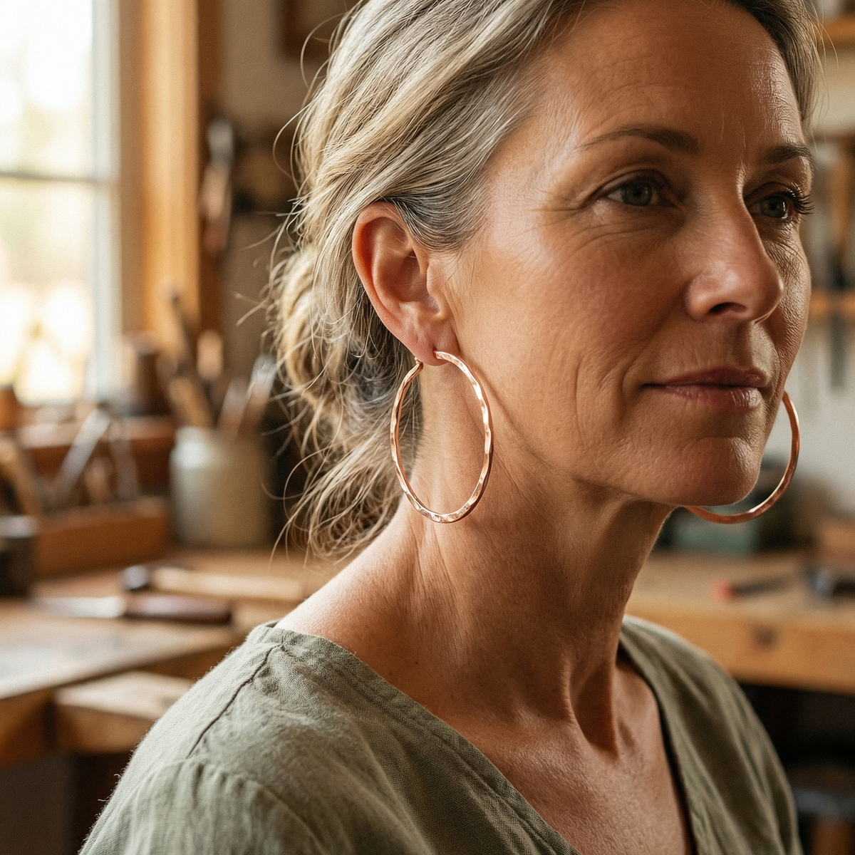 WILLOW EARRINGS | COPPER