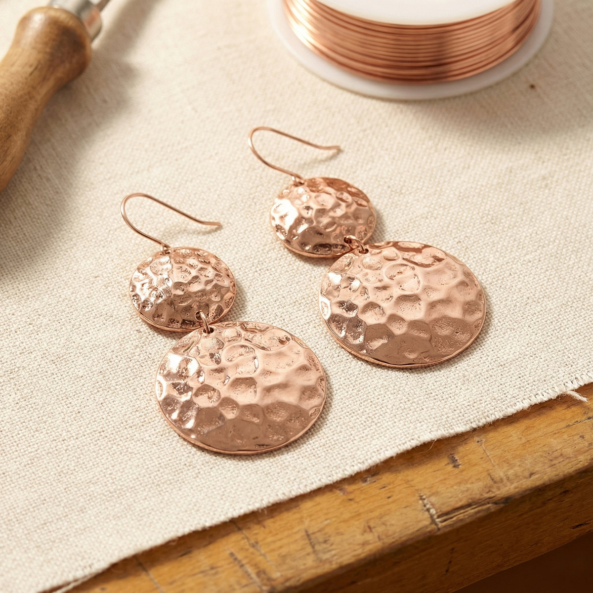 SOLSTICE DROP EARRINGS | COPPER