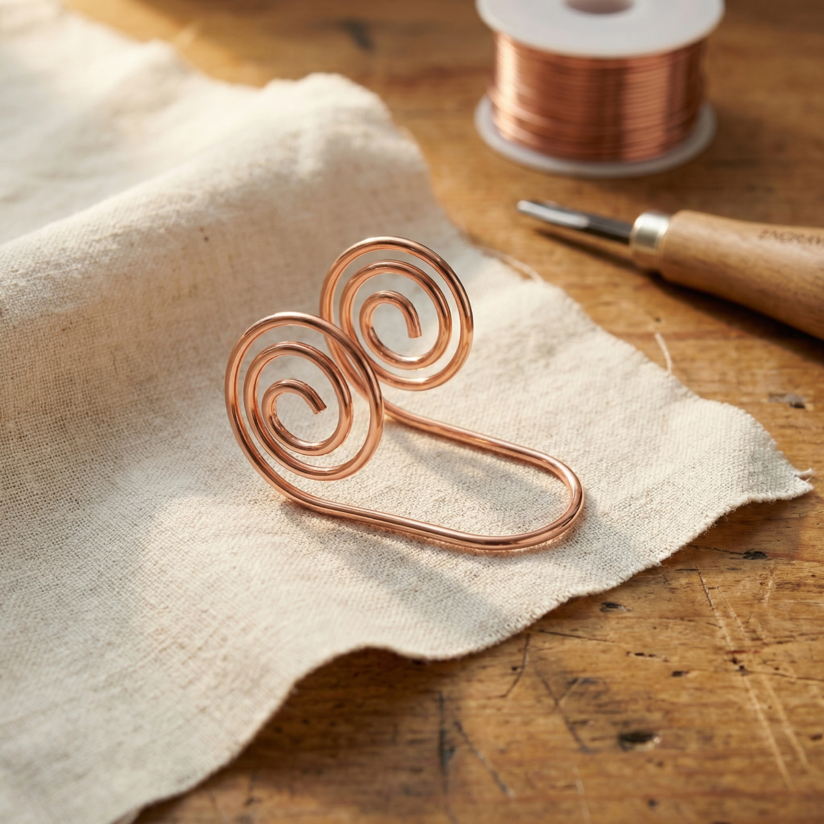FLOW HAND SPIRAL | COPPER