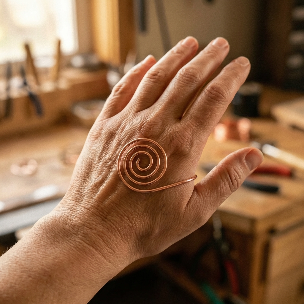 FLOW HAND SPIRAL | COPPER