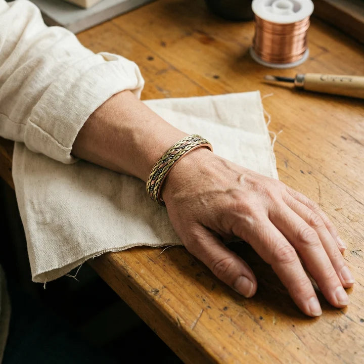 WEAVE COPPER BRACELET