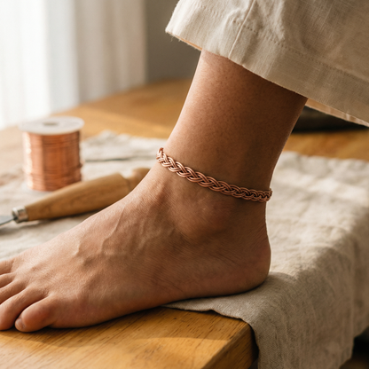 REED ANKLET | COPPER