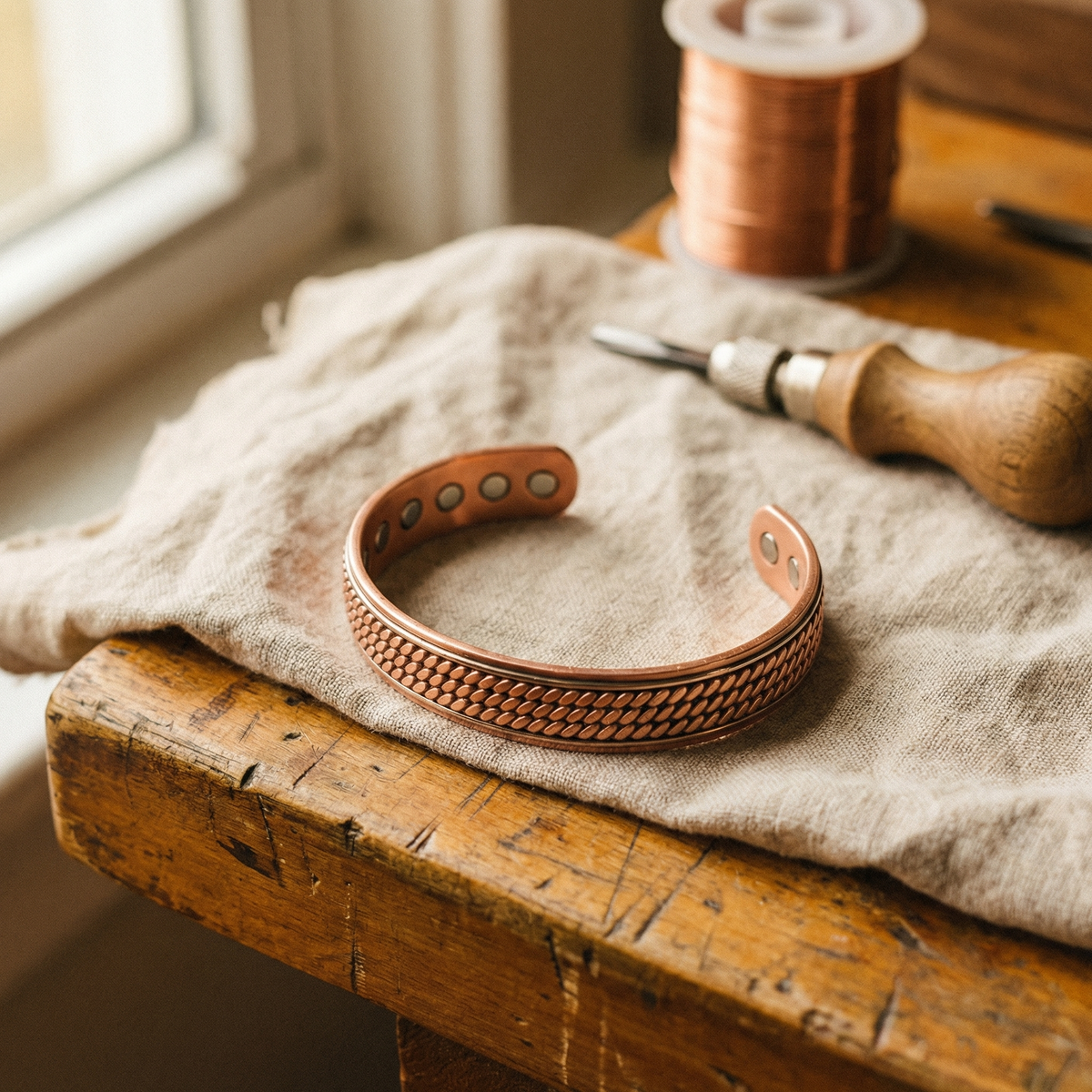 WAVE COPPER BRACELET | COPPER
