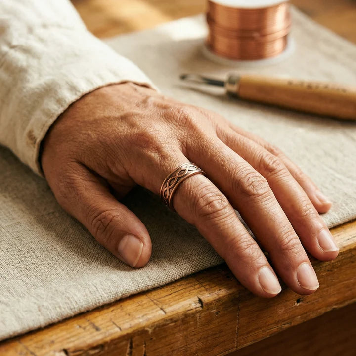 CHAR COPPER RING