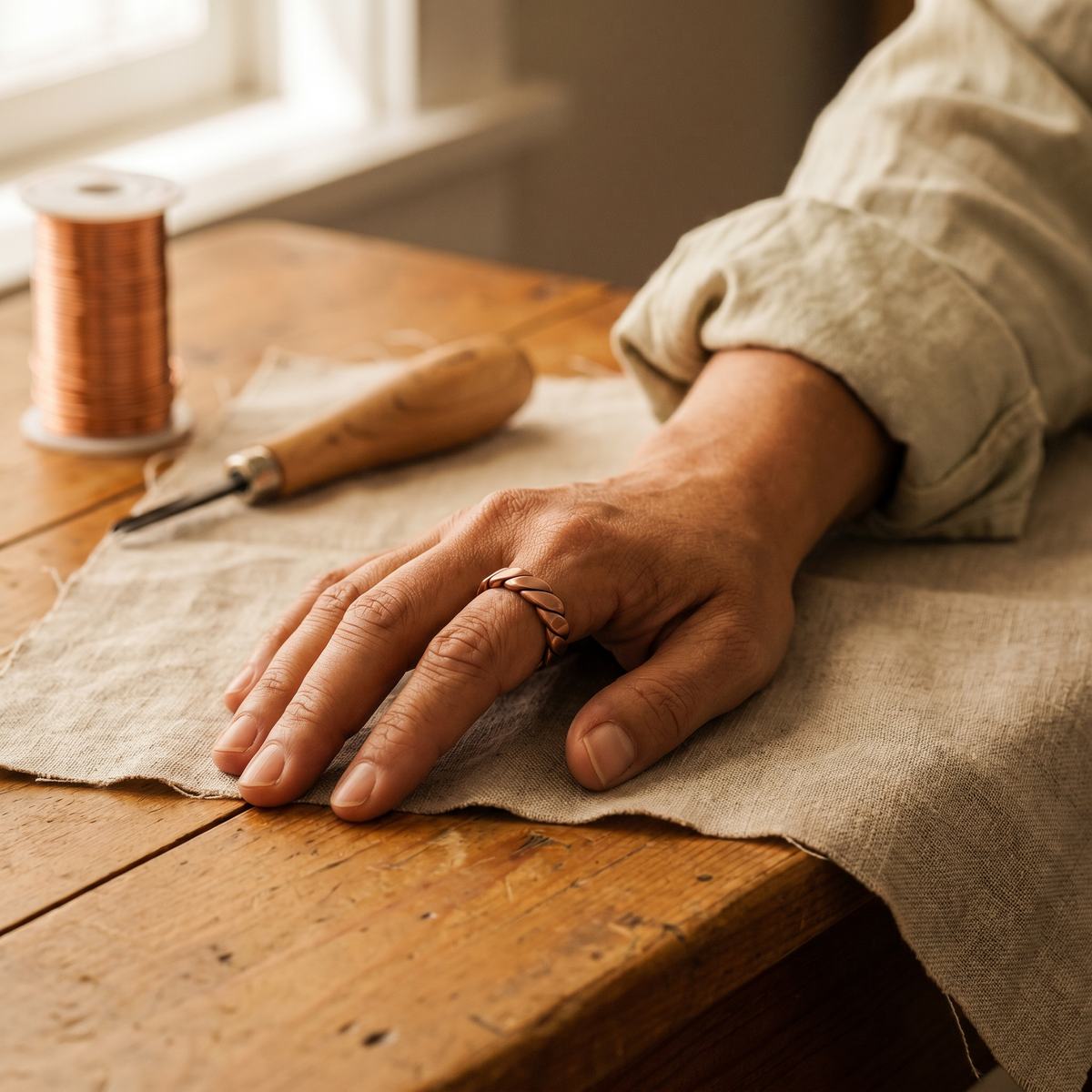 KNAP COPPER RING | COPPER