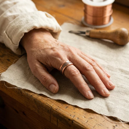 GRID COPPER RING
