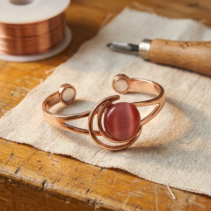 SPHERE PINK COPPER BRACELET | COPPER