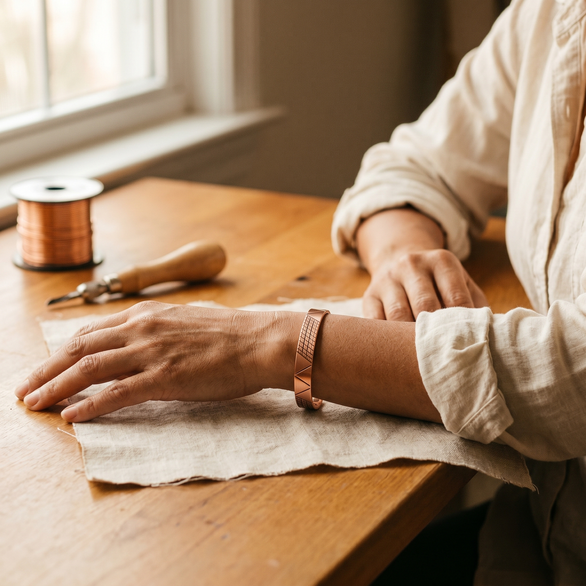 CREST COPPER BRACELET | COPPER