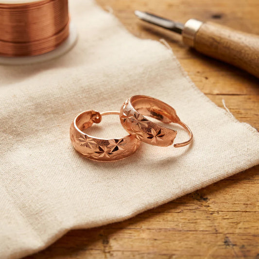 DEW COPPER EARRINGS