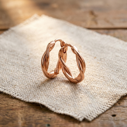 WREN HOOP EARRINGS | COPPER
