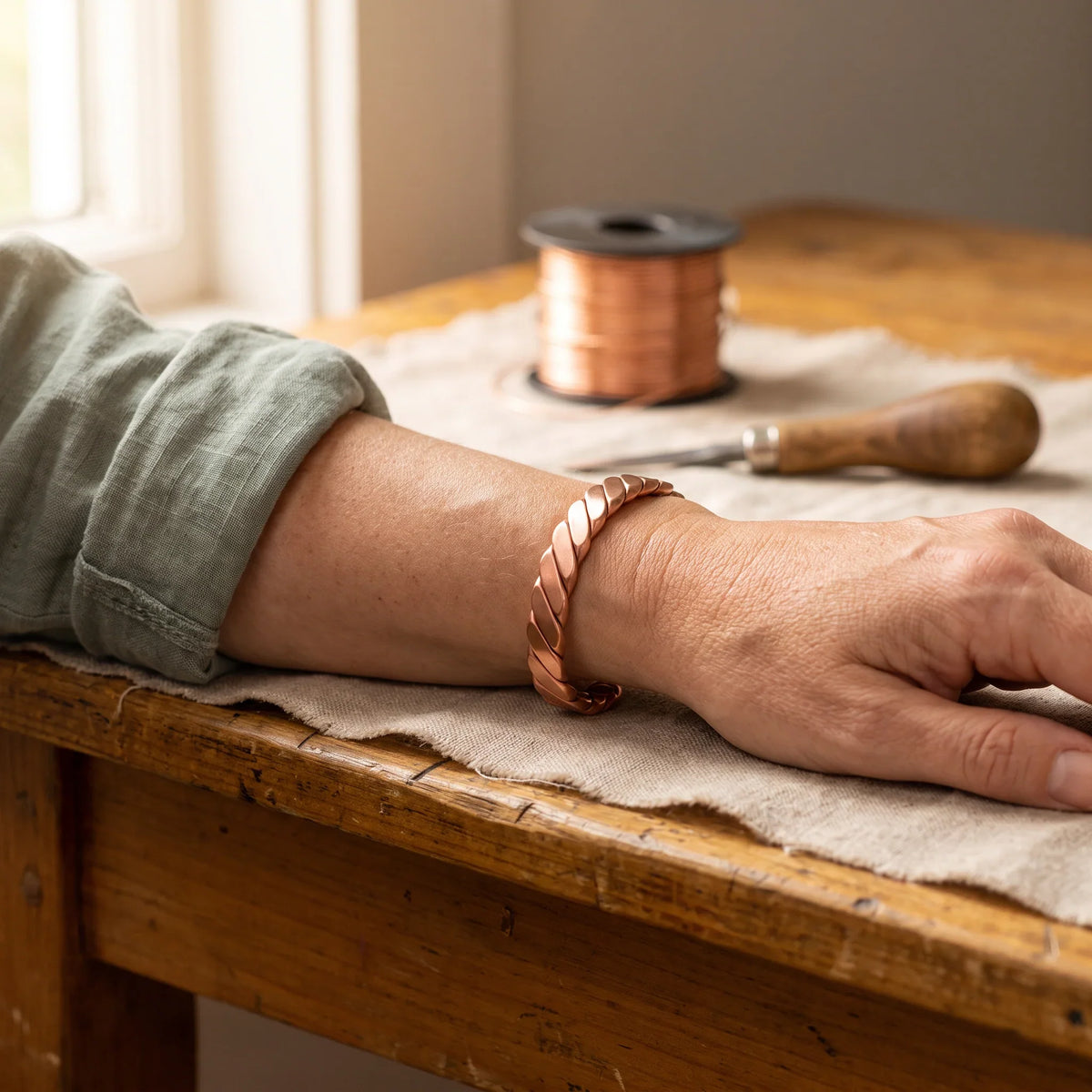 WILLOW CUFF BRACELET | COPPER