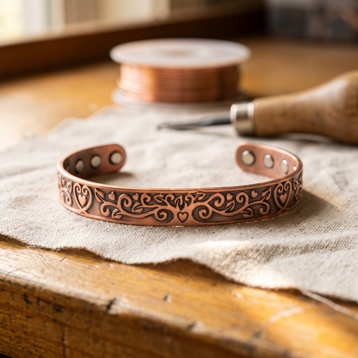 FLORA COPPER BRACELET | COPPER