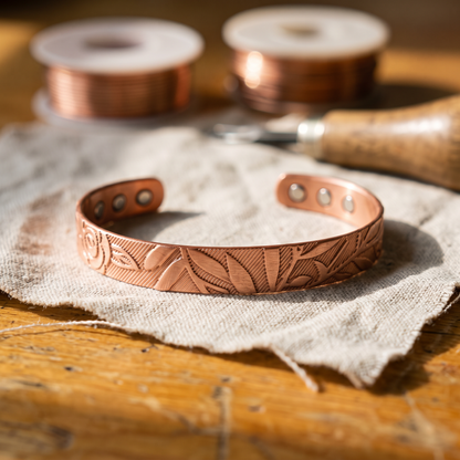 LEAF COPPER BRACELET | COPPER