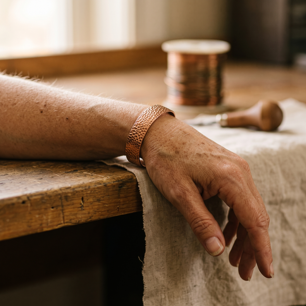 MOON COPPER BRACELET | COPPER