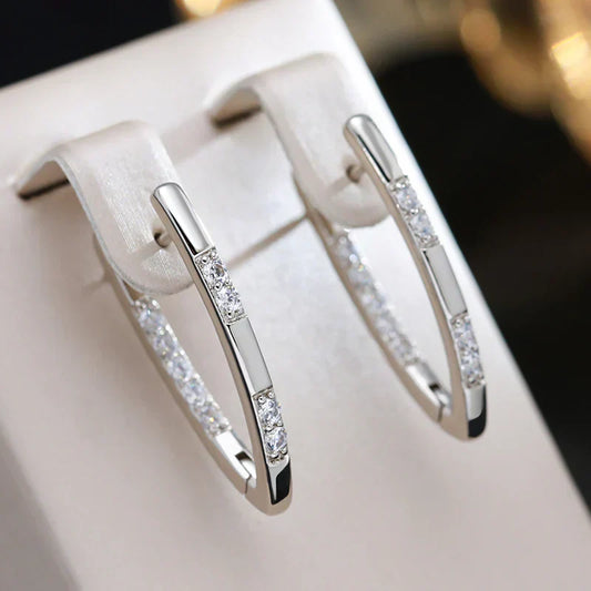 Evelyn Rose Jewelry Exquisite Zirconia Earrings