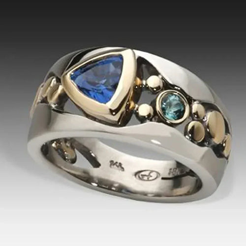 ANTIQUE ICE GEM RING | WHITE GOLD