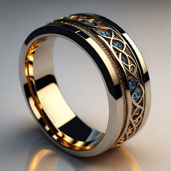 GOLDEN INFINITY RING VINTAGE | GOLD